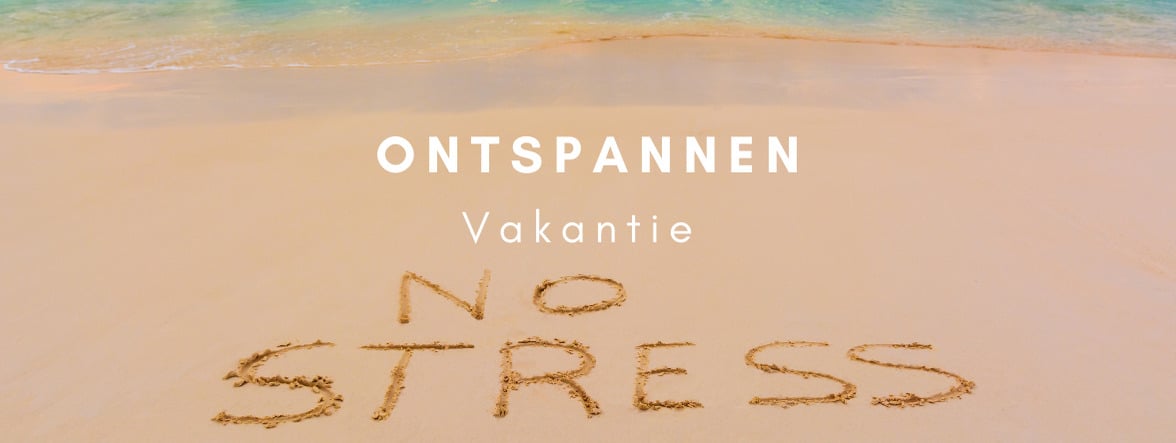 No stress ontspannen vakantie